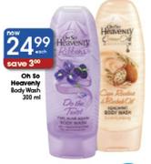 Oh So Heavenly Body Wash-300ml Each