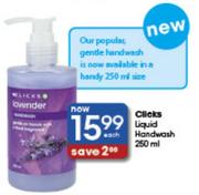 Clicks Liquid Handwash-250ml Each