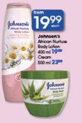 Johnson's African Nurture Body Lotion-400ml