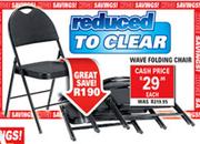 Wave Folding Chair Each