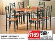 Simone 7 Piece Dinette