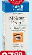 Baush & Lomb Moiture Drops-15ml