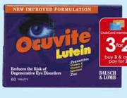 Baush & Lomb Ocuvite Lutein 60 Tablets 