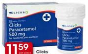 Clicks Paracetamol 24 Tablets Per Pack