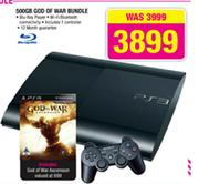 PS3 500GB God Of War Bundle