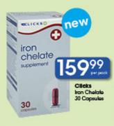 Clicks Iron Chelate-30 Capsules-Per Pack