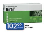 Biral-40 Tablets-Per Pack