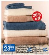 Clicks Luxury Soft Toweling Guest Towel-Each
