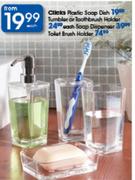 Clicks Tumbler Or Toothbrush Holder-Each