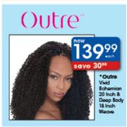 Outre Vivid Bahemian 20 Inch & Deep Body 18 Inch Weave Each