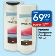 Pantene Shampoo Or Conditioner-750ml Each