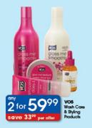 VO5 Wash Care & Styling Products-2's