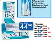 Retardex Toothpaste-75ml Each