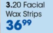   Clicks 20 Facial Wax Strips