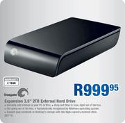 Seagate Expansion 3.5" 2TB External Hard Drive