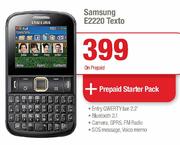 Samsung E2220 Texto
