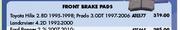 ATE Front Brake Pad(ATE577)