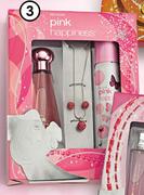 Pink Happiness Roll-On 50ml, Perfumed Body Spray & Pendent Earrings-Each