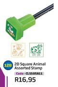 2D Square Animal Assorted Stamp (CLSS05A11)
