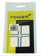 Tower Blue Border Label 24PK 37 x 65mm (TWBB37X65)