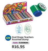 Oval Shape Teachers Assorted Stamp (CLSS06A4)