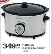 Platinum Digital Slow Cooker- 4.5L