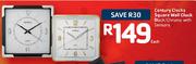 Century Clocks Square Wall Clock-Each