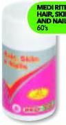 Medi Rite Hair, Skin And Nails 60's