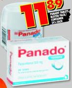 Panado Tablets Blister Pack 24's Each