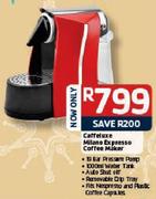 Caffeluxe Milane Expnesso Coffee Maker