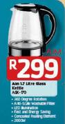 AIM 1.7L Glass Kettle AGK-170