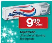 Aquafresh Ultimate Whitening Toothpaste 100ml