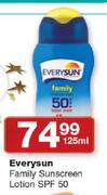 Everysun Family Sunscreen Lotion 125ml SPF50