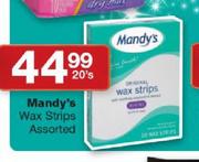 Mandy's Wax Strips 20's