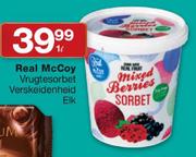 Real McCoy Vrugtesorbet-1Ltr