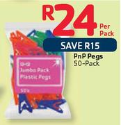 PnP Pegs-50 Pack