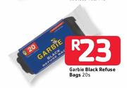 Garbie Black Refuse Bags-20's