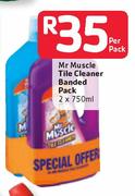 Mr Muscle Tile Cleaner Banded Pack-2 x 750ml