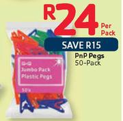 PnP Pegs- 50 Pack