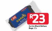 Garbie Black Refuse Bags-20s