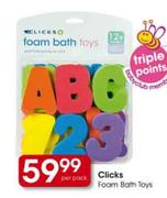Clicks Foam Bath Toys