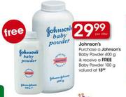 Johnson's Baby Powder-400g