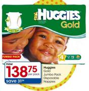 Huggies Gold Jumbo Pack Disposable Nappies