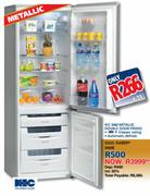 KIC Metallic Double Door Fridge-346 Ltr