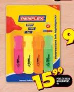 Penflex Micro Highlighters-4's