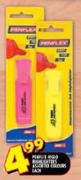 Penflex Micro Highlighters Assorted Colours-each