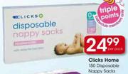 Clicks Home 150 Disposable Nappy Sacks
