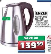 Enzer Cordless Kettle-1.7 Ltr (EBSK-200)