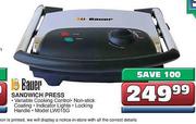 Bauer Sandwich Press (LW015G)