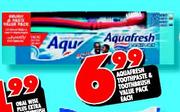 Aquafresh Toothpaste & Toothbrush Value Pack Each